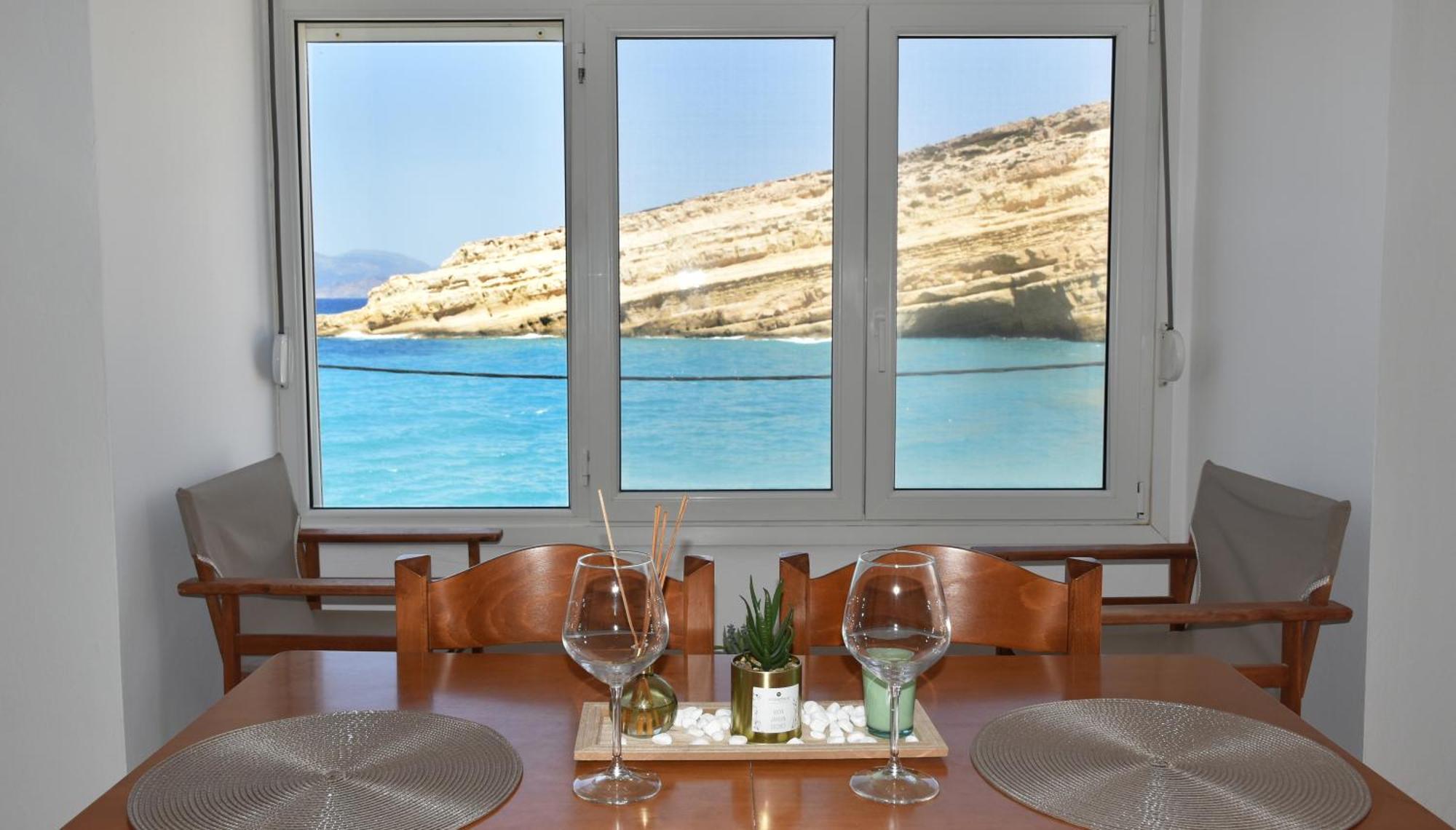 Appartement Plazza à Matala Extérieur photo
