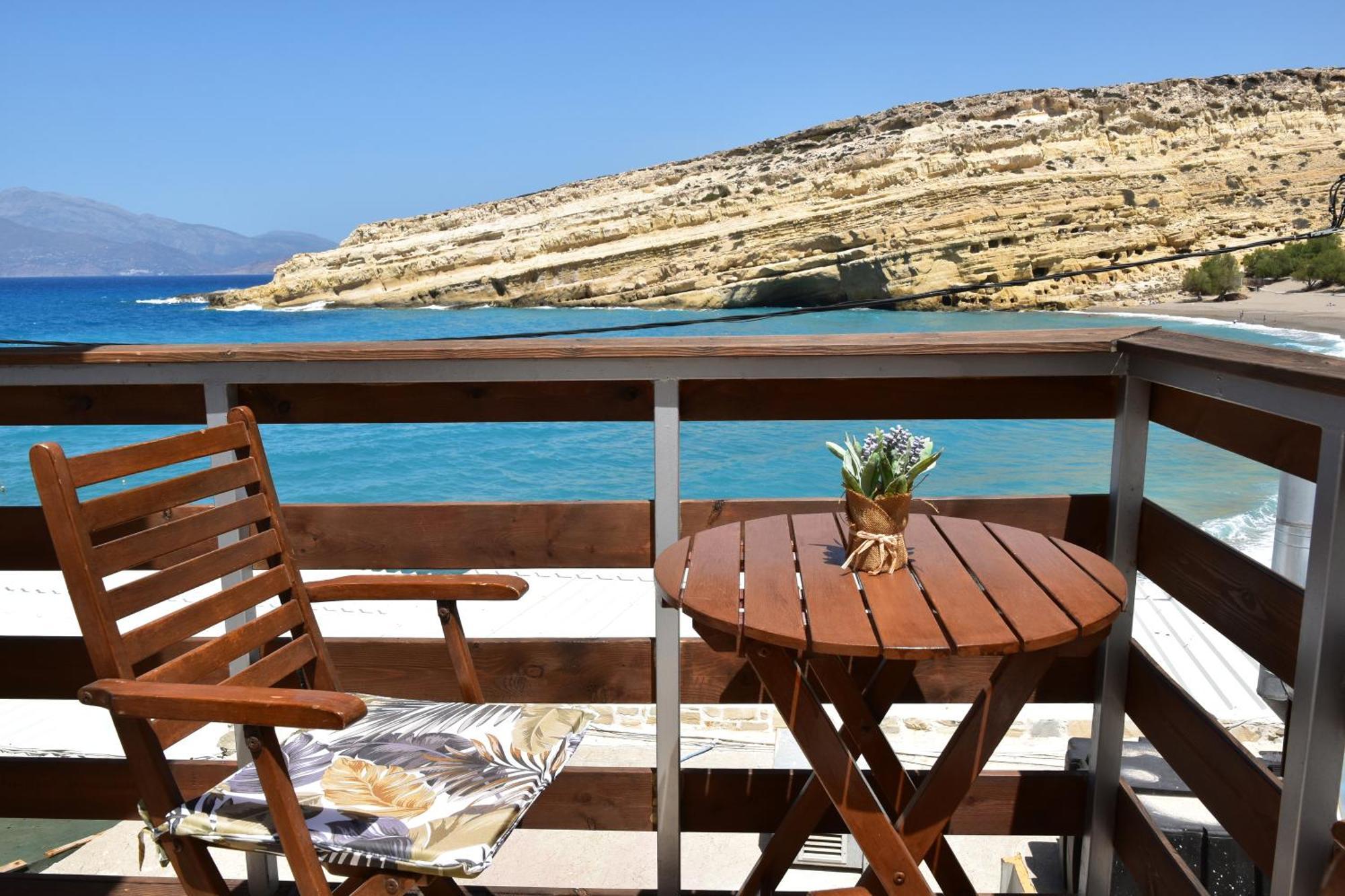 Appartement Plazza à Matala Extérieur photo