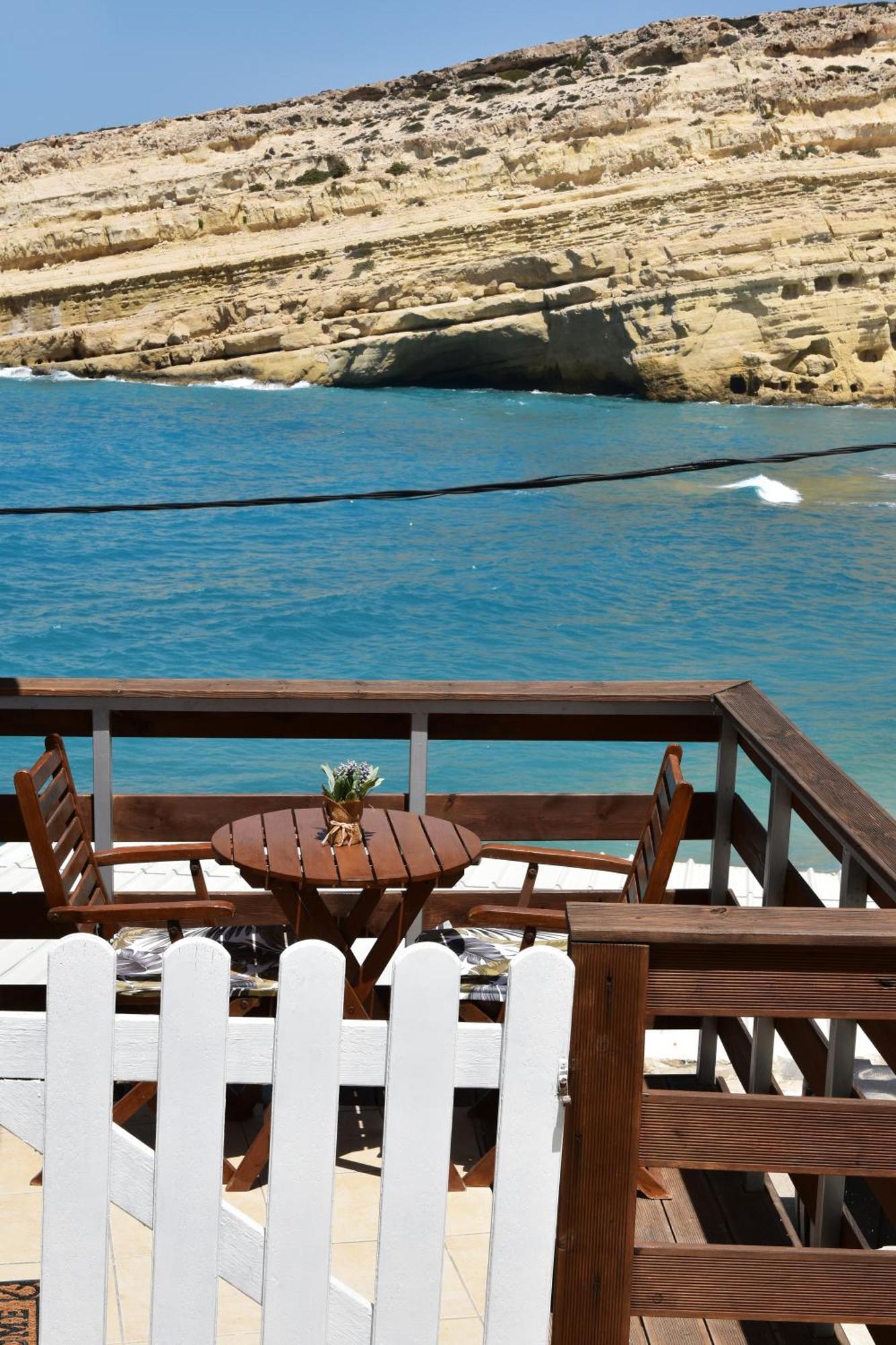 Appartement Plazza à Matala Extérieur photo